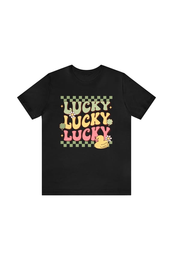 Lucky Duck Rubber Duck Women's Irish St. Patrick's Day Shirt