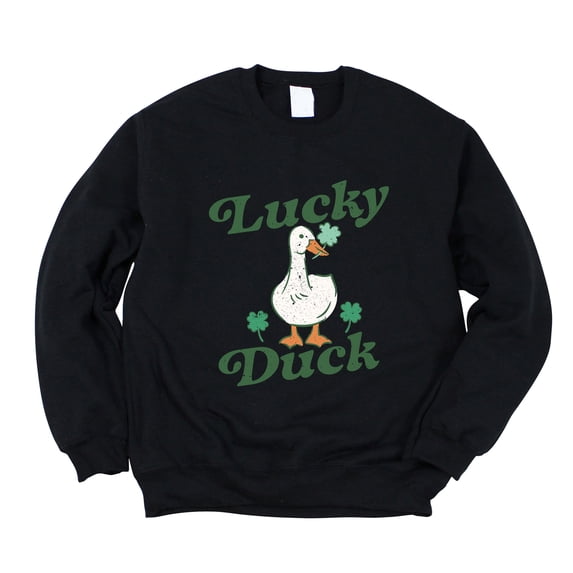 Lucky Duck - Women's Graphic Sweatshirt
