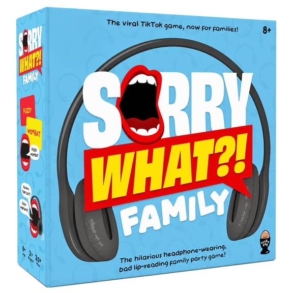 Lucky Egg Sorry What Hilarious Bad-Lip Reading Party Games for Adults Based on The Headphone Challenge TikTok Trend (Family Edition (Age 8+))