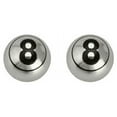 thumbnail image 1 of Lucky Eight Mini Valve Caps Chrome., 1 of 1