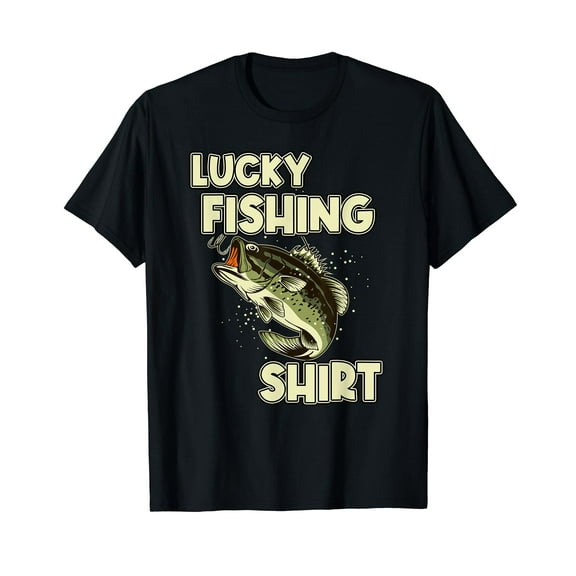 Lucky Fishing Shirt Bass Fishing T-Shirt