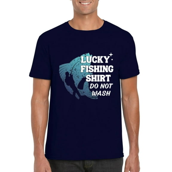 Lucky Fishing Shirt Do Not Wash Funny Angler Superstition Superstitious T-Shirt, for men & women, up to size 5XL
