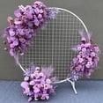 thumbnail image 1 of Lucky Flower 40 in Artificial Purple Arch Flowers, 1 of 5