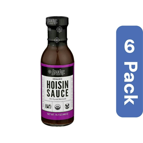 Lucky Foods Organic Hoisin Sauce 15.7 oz (Pack of 6)