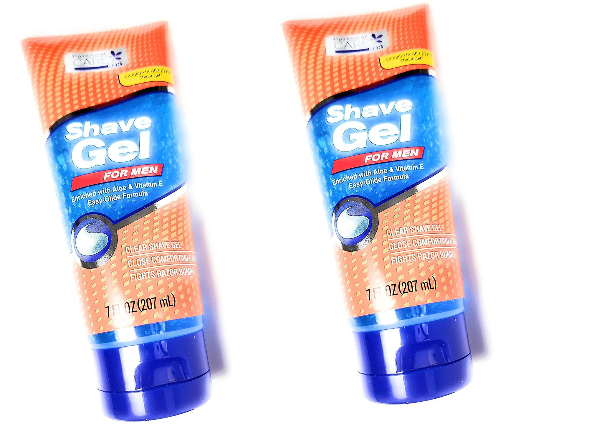 Lucky For Men Sensitive Skin Shave Gel With Aloe Vitamin E, oz