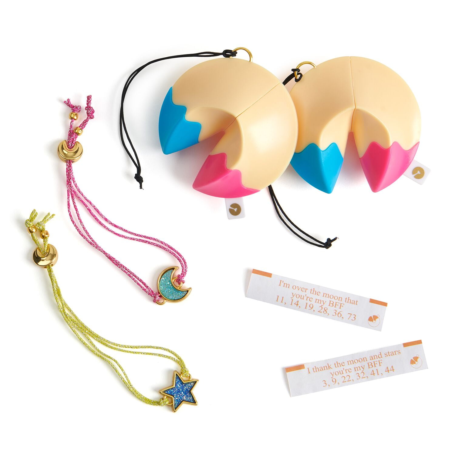 LUCKY FORTUNE Cookie Blind Mystery Bracelet Bags BFF WowWee Charm  Gift-2Packs