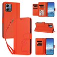 thumbnail image 1 of Lucky Four Leaf Clover Embossed PU Leather Wallet Case for Motorola Moto G Play 2025 / G Power 2025 / G Power 2026, 9 Card Slots 1 Cash Pocket Dual Magnetic Flip Kickstand Shockproof Phone Cover, 1 of 11