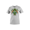 thumbnail image 1 of Lucky Frog Leprechaun with Rainbow St. Patricks Day Cute Women's T-shirt, 1 of 3