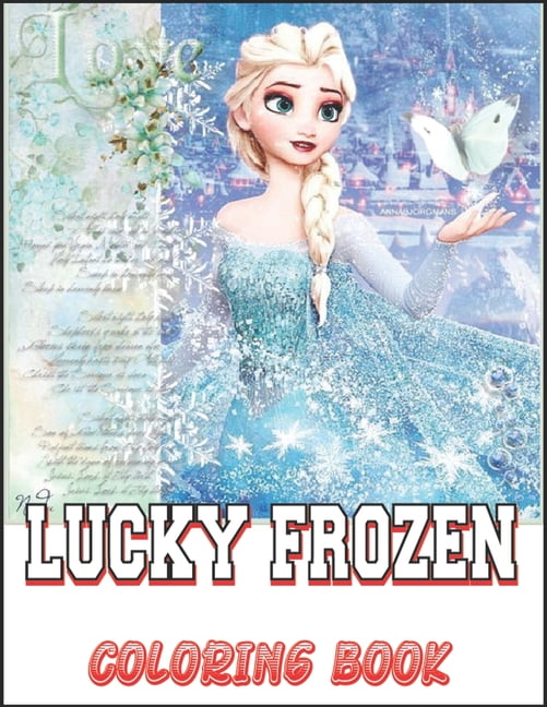 Lucky Frozen Coloring Book: If you want a great book at a low