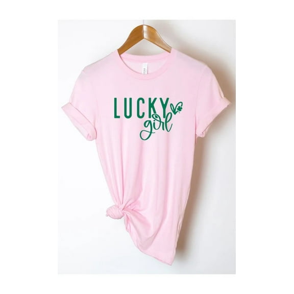 Lucky Girl Graphic Tee T-Shirt