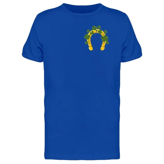 Lucky Golden Horsehoe T-Shirt Men -Image by Shutterstock, Male Medium