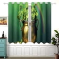 thumbnail image 1 of Lucky Grass and Rainbow 54×55 Inch Black Out Curtains 2 Packs Aesthetic for Bedroom Living Room Sliding Glass Doors Kitchen Windows, 1 of 5