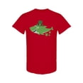 thumbnail image 1 of Lucky Green Shark T-Shirt Men -Image by Shutterstock, Male x-Large, 1 of 2