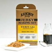 Lucky Jerky DIY Seasoning Kit - Teriyaki Flavor - Makes 20lbs of Jerky, Jerky Making, Jerky Seasoning, Cure, DIY, Slab Style, Stick