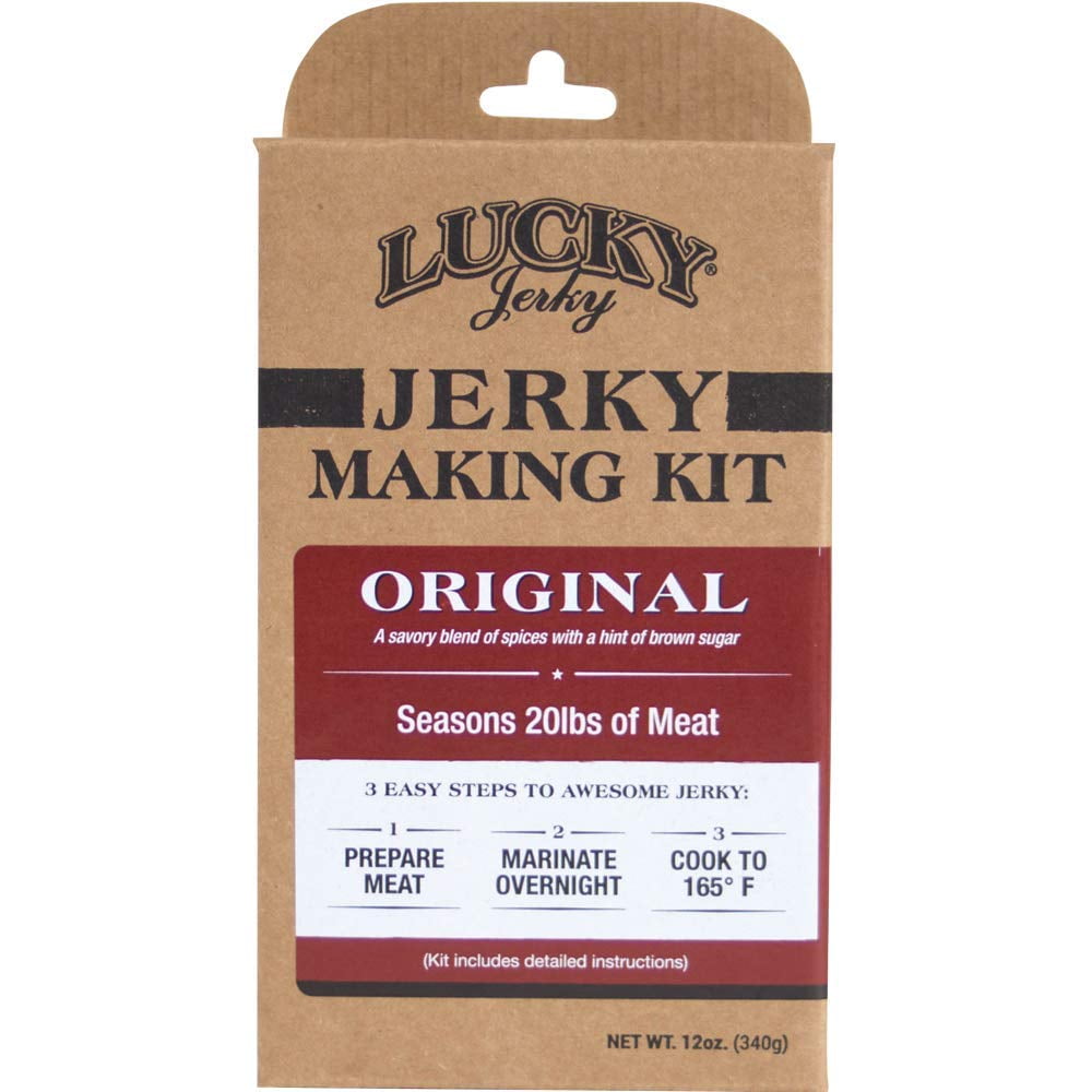 Lucky Jerky Original DIY Jerky Seasoning Kits Seasons 20lbs of Meat