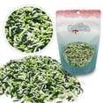 thumbnail image 1 of Lucky Jimmy Blend | 12 oz Stand Up Sprinkle Bag | St. Patrick's Day Themed Sprinkle Blend | Classic Jimmies in Green, Lime, and White Colors | Toppings for Cakes, Pastries, and Desserts, 1 of 5
