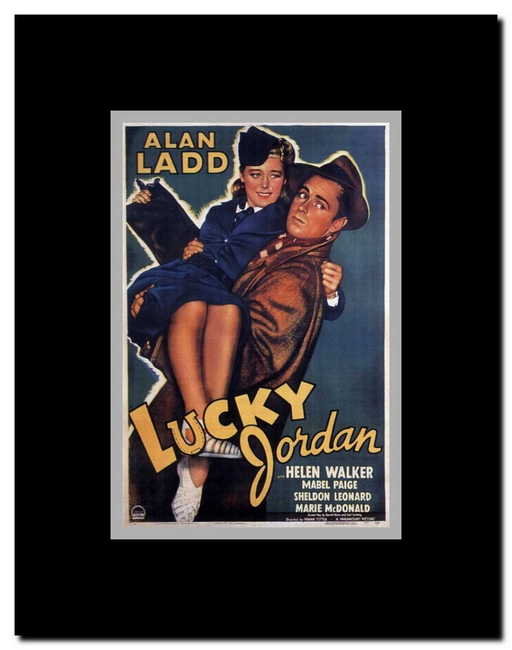 Lucky Jordan Framed Movie Poster