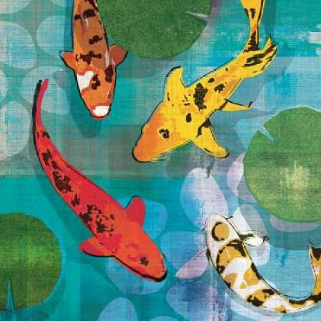 Lucky Koi I Canvas Art - Tandi Venter (24 x 24)