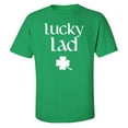 thumbnail image 1 of Lucky Lad (clover) Adult Short Sleeve T-shirt, 1 of 4
