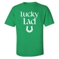 thumbnail image 1 of Lucky Lad (horseshoe) Adult Short Sleeve T-shirt, 1 of 4