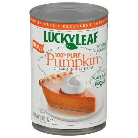 Lucky Leaf 100% Pure Pumpkin, 15 oz Can