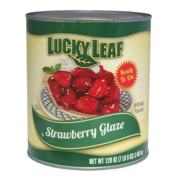 Lucky Leaf Glaze Strawberry Pie Filling, 120 Ounce -- 6 per case.