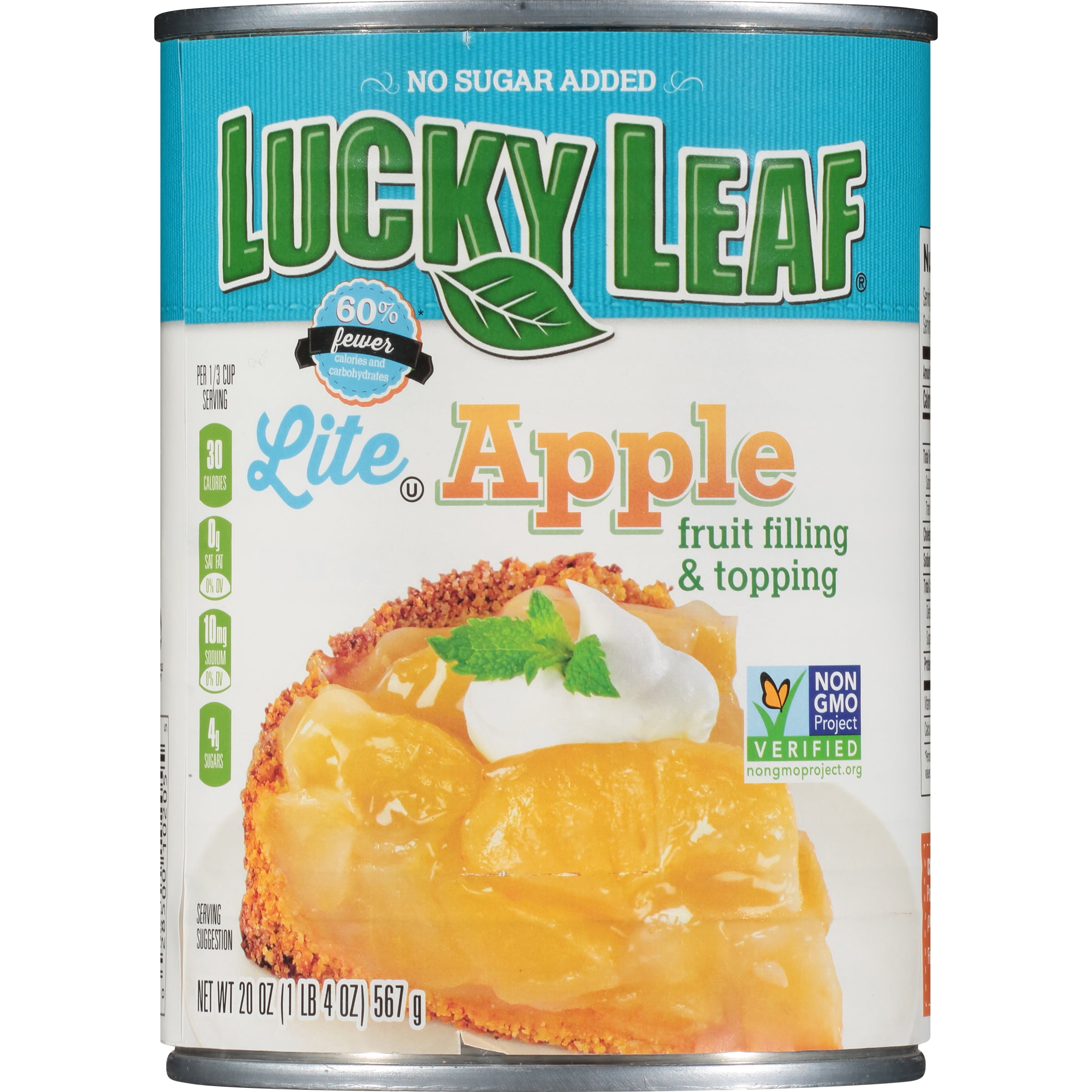 Lucky Leaf Lite Apple Fruit Filling & Topping 20 oz. Can