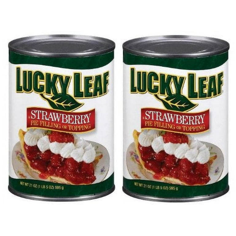 Lucky Leaf Premium Strawberry SR25 Pie Filling or Topping (Pack of