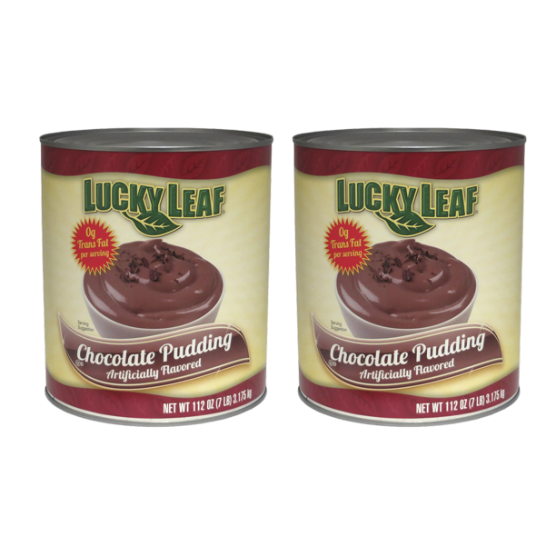 Lucky Leaf Ready To Use Premium Chocolate Pudding, 2Pack 7 lb (112 oz