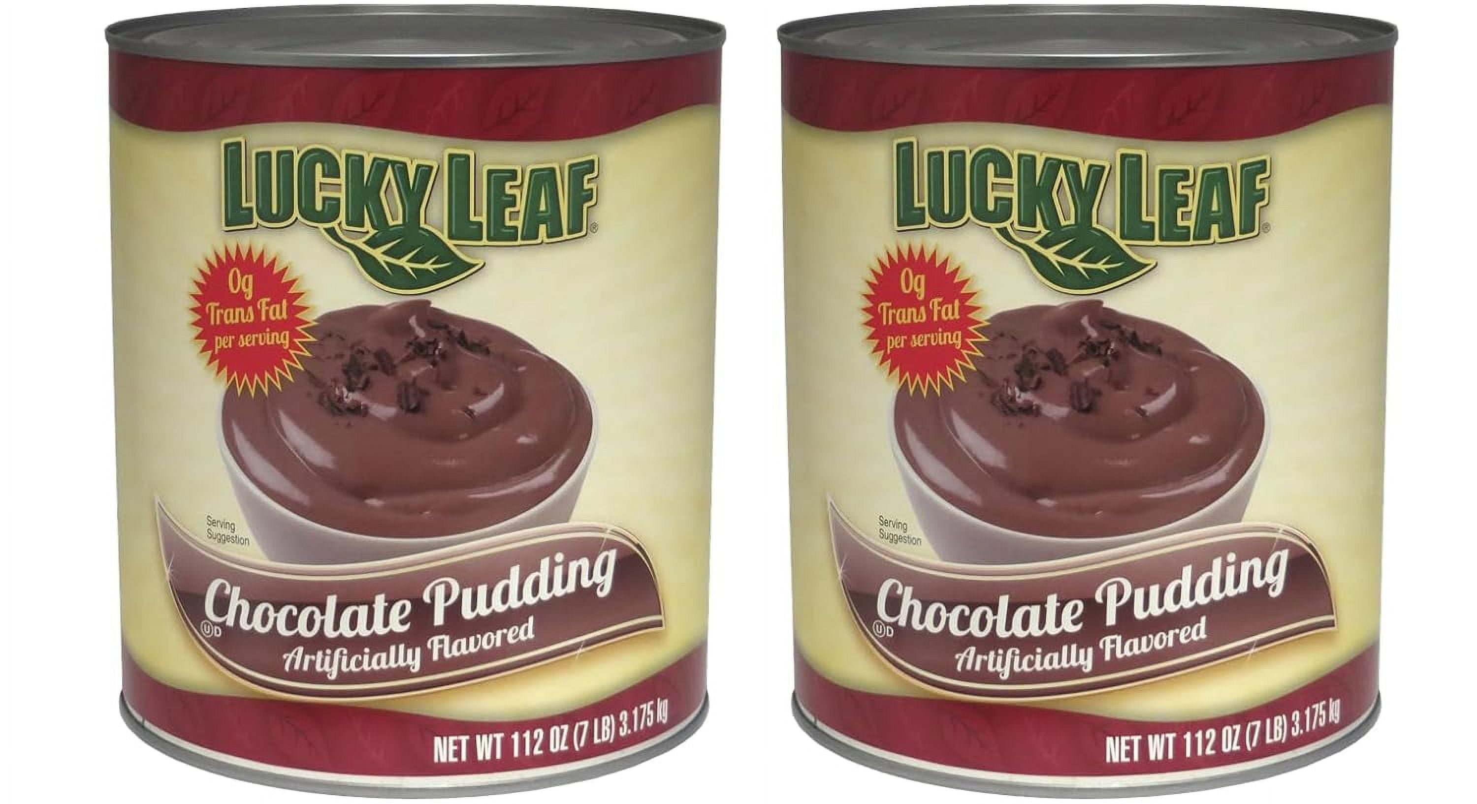 Lucky Leaf Ready To Use Premium Pudding, Two 7 lb (112 oz.) 10 Cans