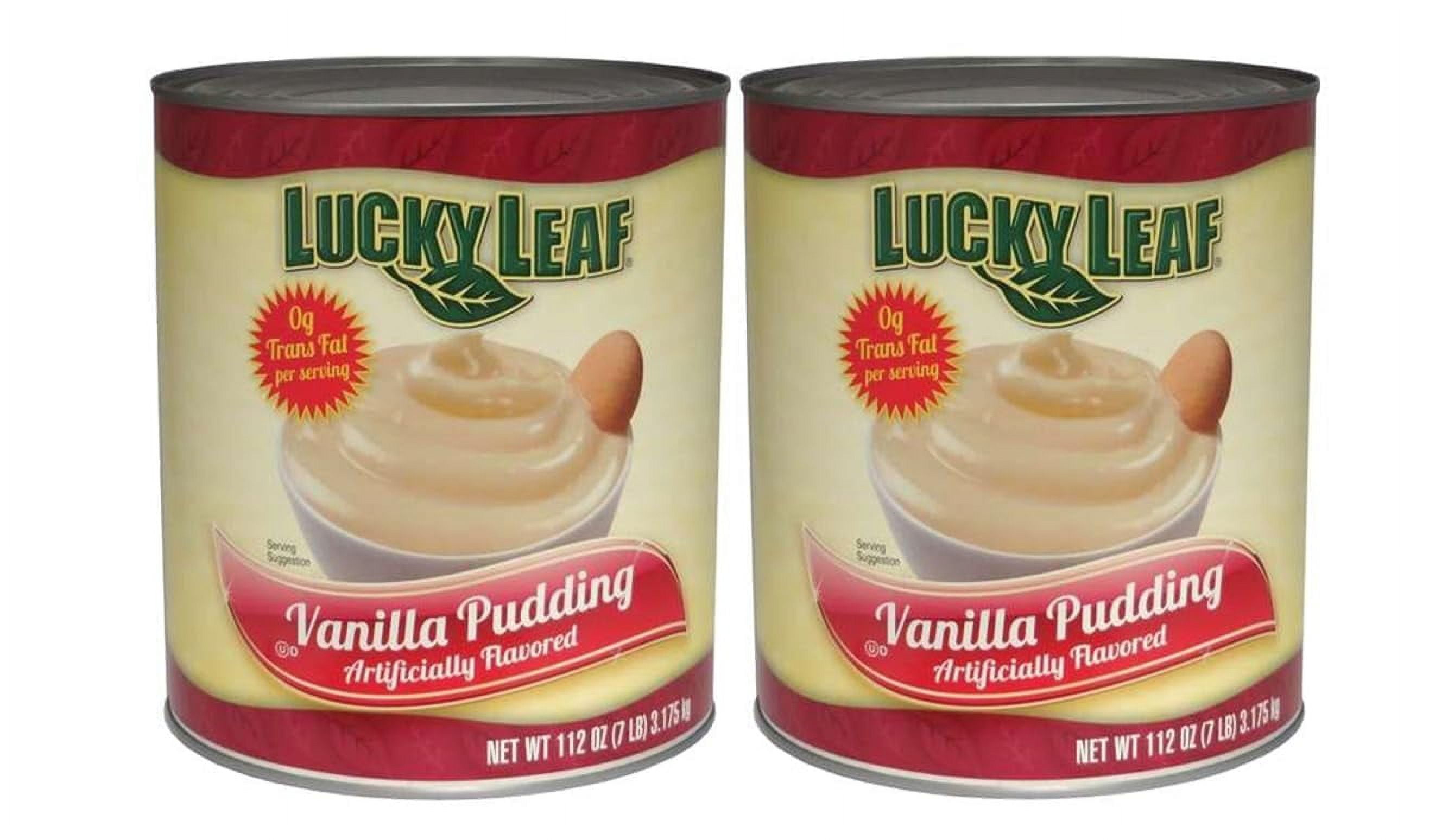 Lucky Leaf Ready To Use Premium Pudding, Two 7 lb (112 oz.) 10 Cans