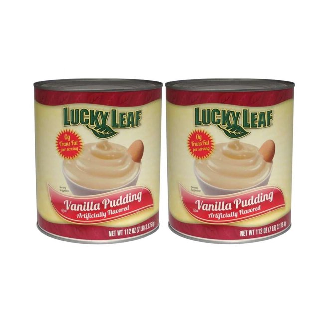 Lucky Leaf Ready To Use Premium Pudding, Two 7 lb (112 oz.) 10 Cans