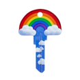 thumbnail image 1 of Lucky Line Rainbow Key Shapes Decorative House Key - SC1 B148S Pack of 5, 1 of 2