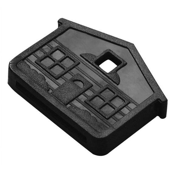 Lucky Line 16220 Black House Key Cap, Black (25-Pack)