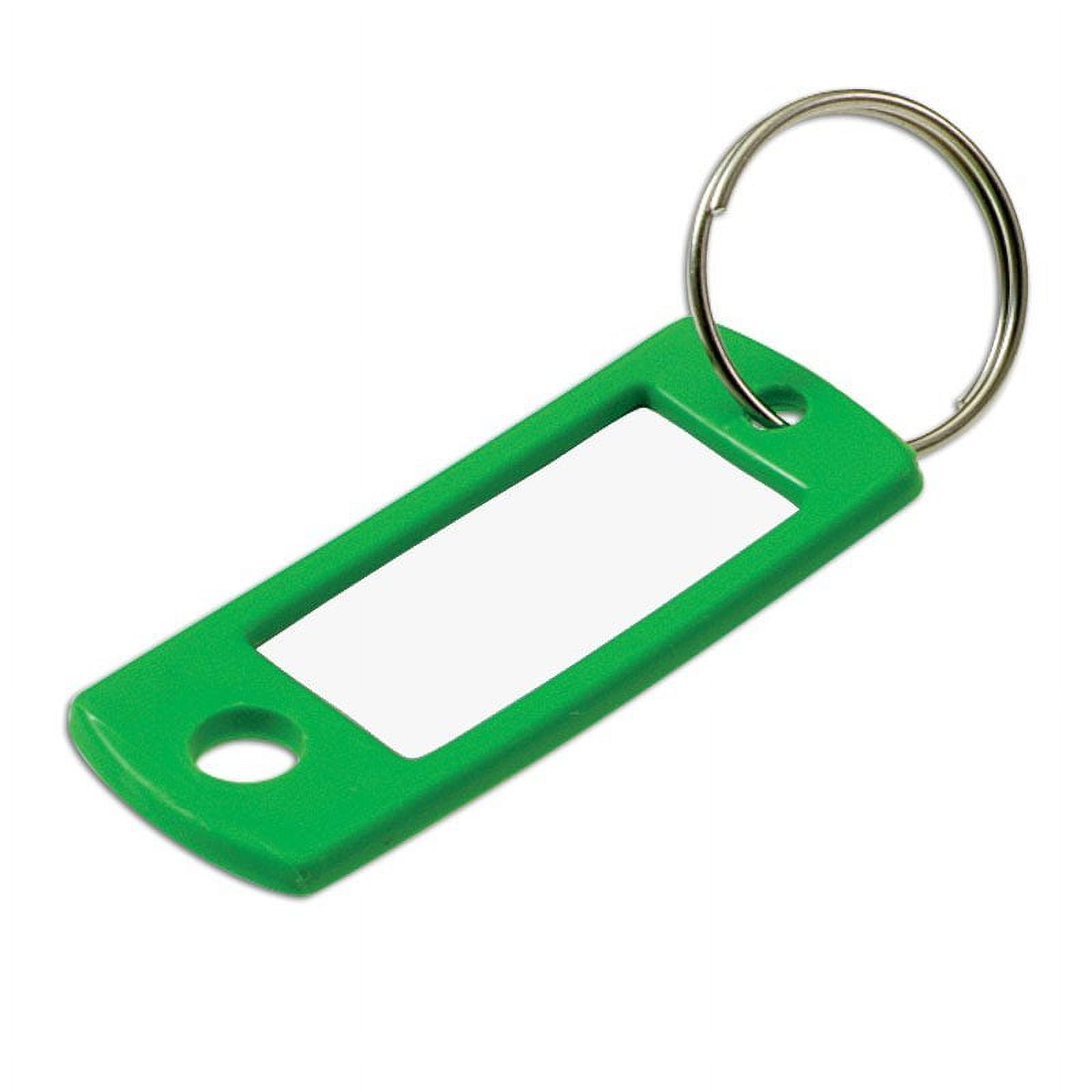 Lucky Line 16920 Black Key Tag, 50-Pack