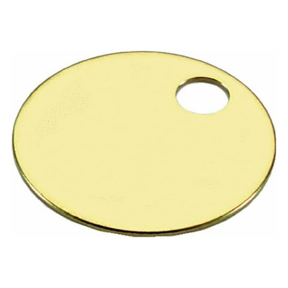 Lucky Line Plastic Key Tag - Round Key Tag - 1 Piece