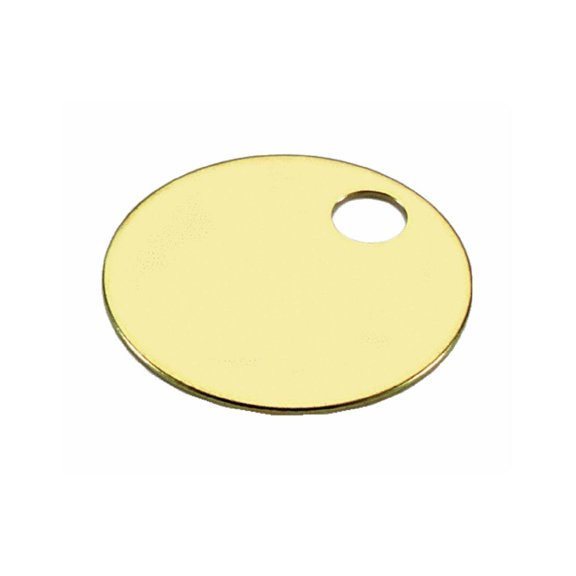 Lucky Line Plastic Key Tag - Round Key Tag - 1 Piece