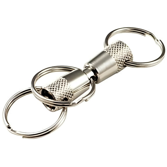 Lucky Line 3-Way Pull Apart Keychain Aluminum - Durable - 1 Pack