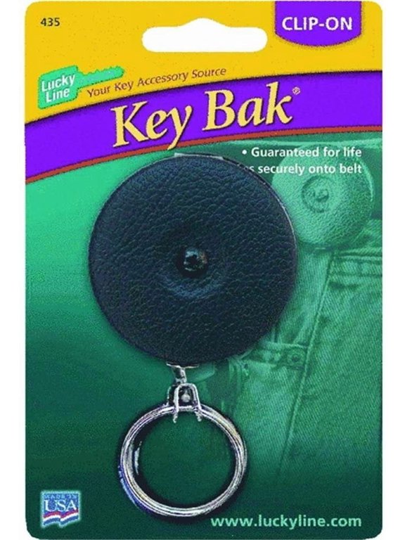 Key Bak Keychain - Retractable Keybak - 1 Per Skin Card