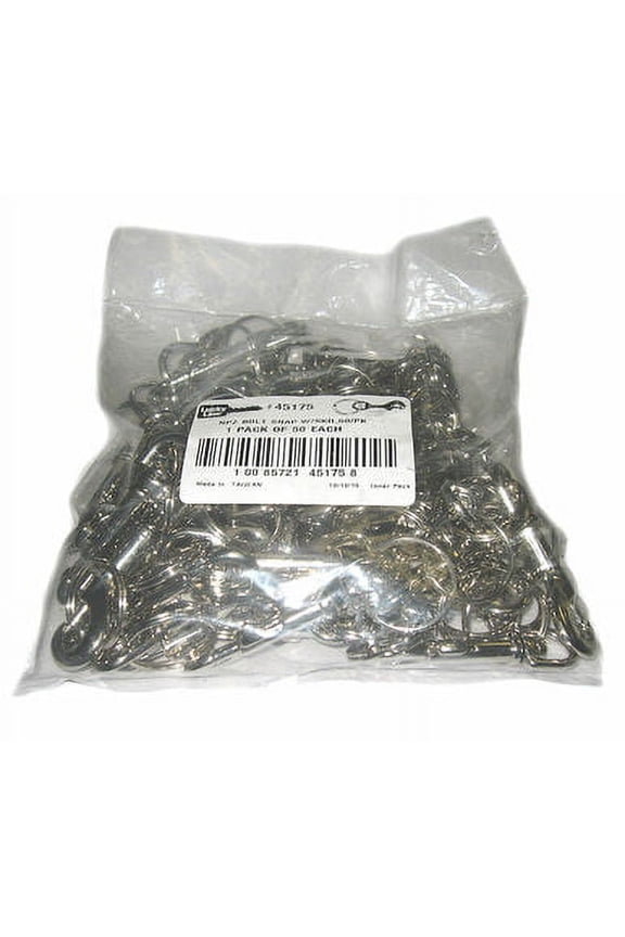 45175 Keyring NPZ Bolt Snap, 50-Pack