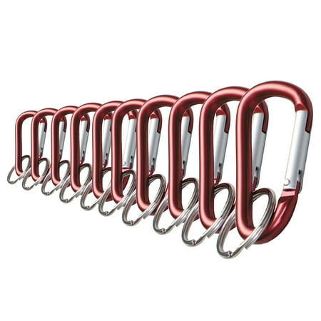 Lucky Line 46170 Large C-Clip Red (10-Pack)