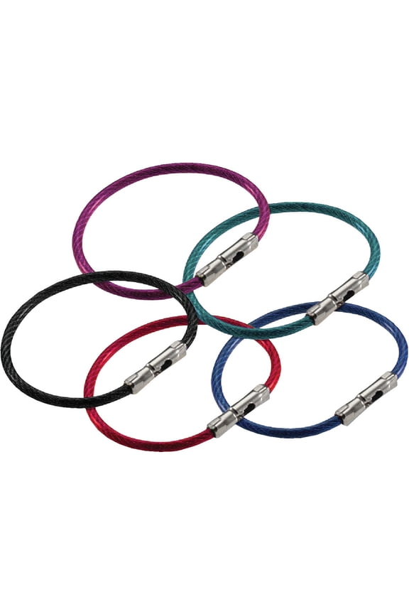 Line Flex-O-Loc Steel Key Ring - Corrosion-Resistant, Waterproof - 1-Pack