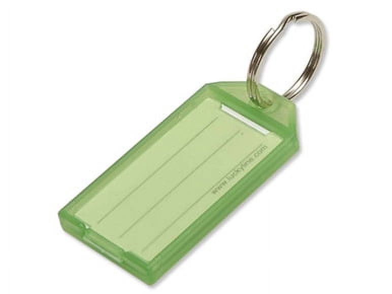 Lucky Line 60400-40 Green Key Tag with Split Ring 100/Box