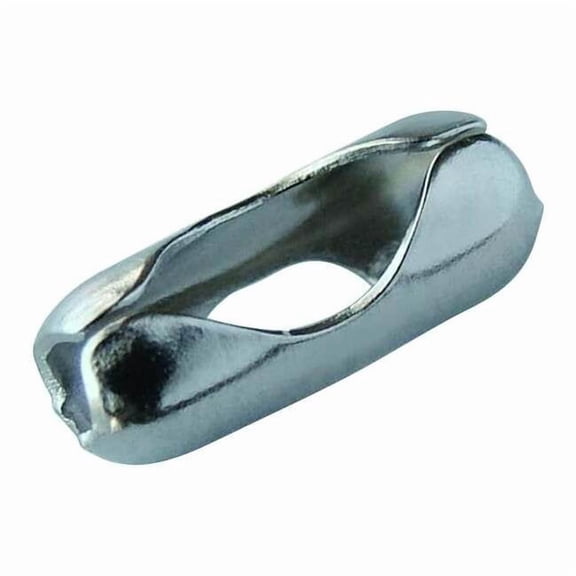 Lucky Line Ball Chain Coupling,Sil,Np Stl,PK25 31925