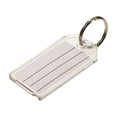 Six Pack Rigs Lucky Line Clear I.D. Key Tag With 7/8 Inch Split Key Ring Plastic Tag ...