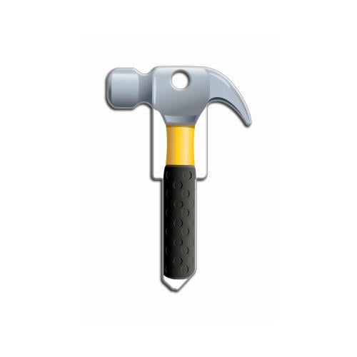 Lucky Line Hammer Design Decorative House Key, KW11 B122K Pack of 5