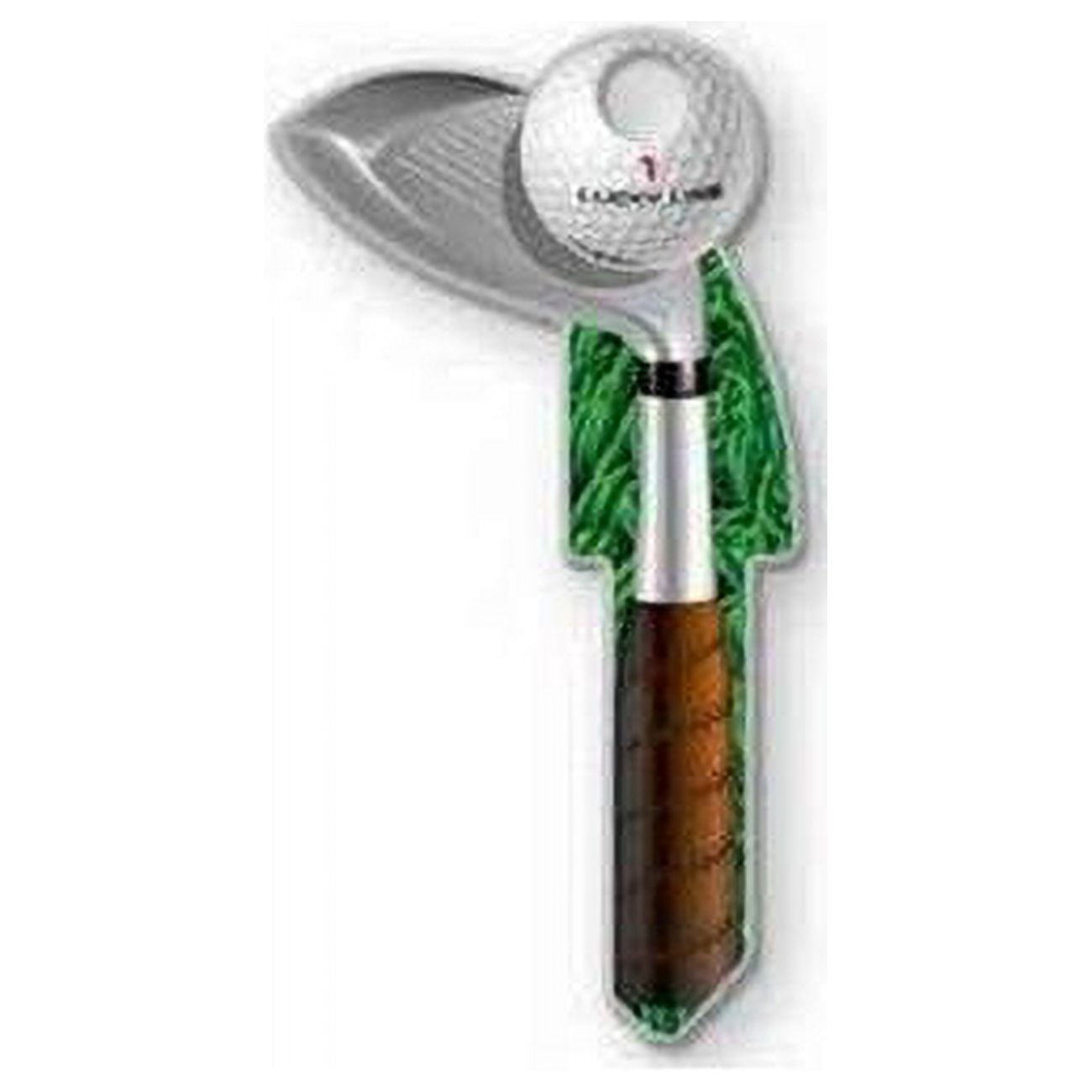 Lucky Line Key Shapes Series B119K Key Blank, Brass, Enamel, For Kwikset Locks