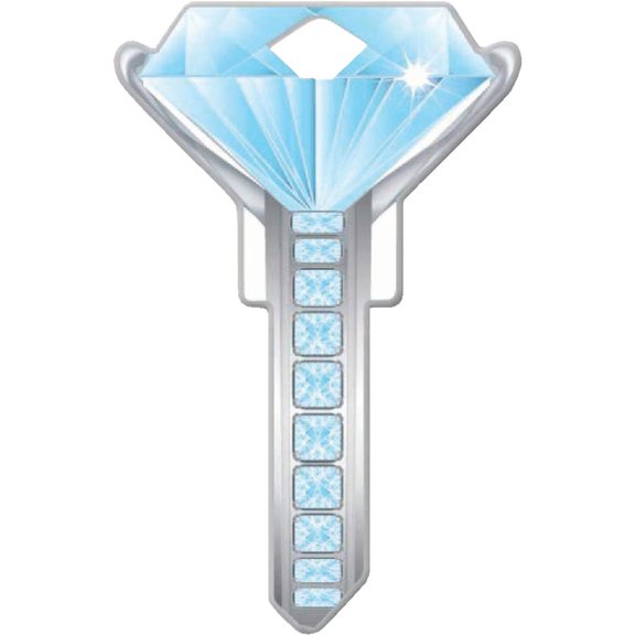 Lucky Line Key Shapes Decorative House Key - Pack of 6