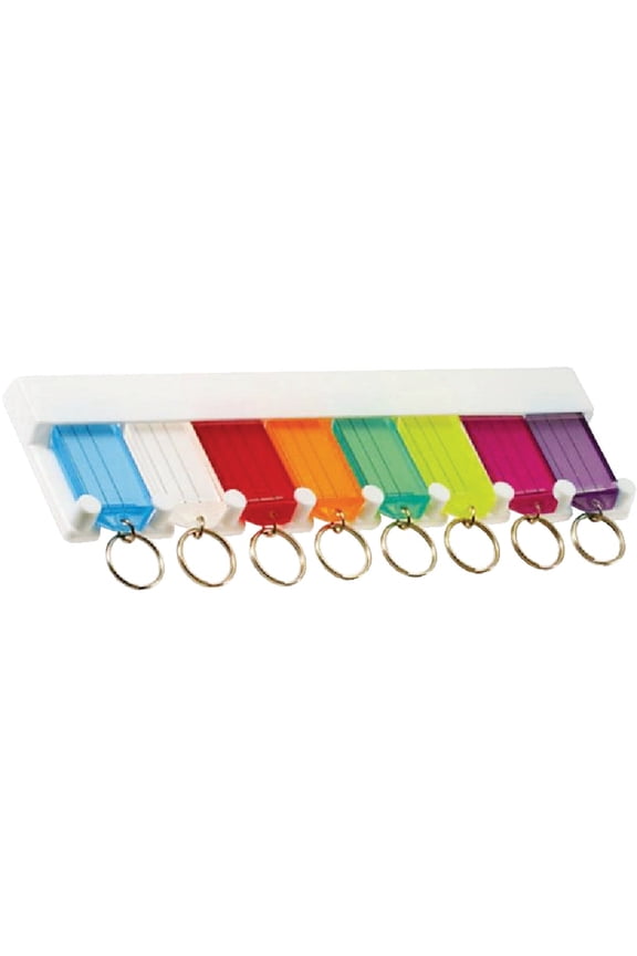 Key Tag Rack, Assorted, Plastic, Open/Close Flap, - 60580