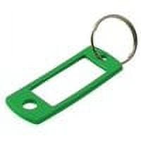 Lucky Line Key Tag, Multi-Color, Plastic, Split Ring, 50 PK 16950